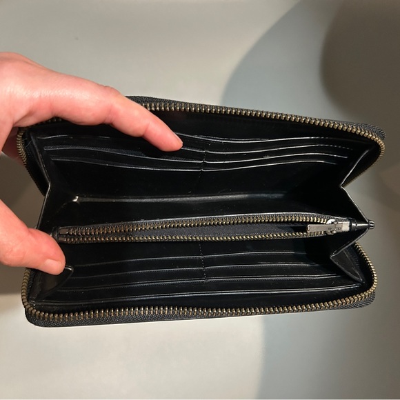 Teal Leather Coach Wallet - Picture 4 of 4